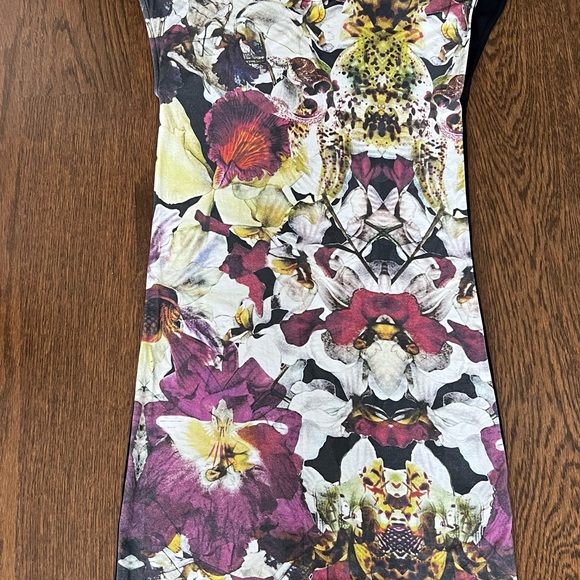 Ted Baker Printed Dress Size 1 - Picture 4 of 4